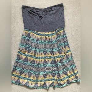 Billabong strapless summer dress with pockets